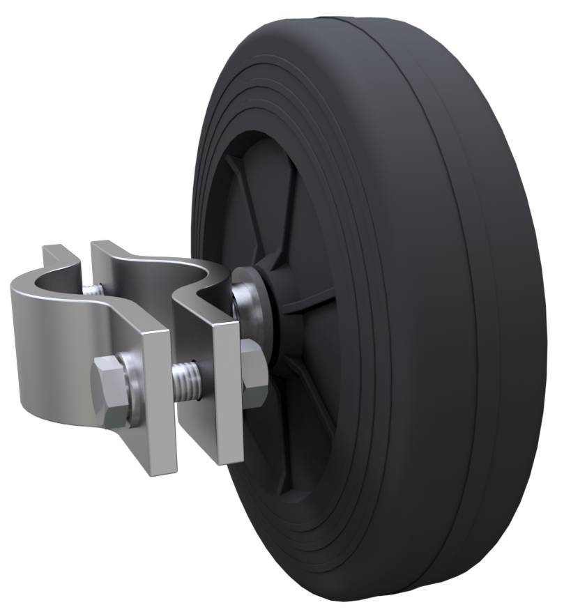 Schake 3R117 Gummi Laufrolle für Bauzaun