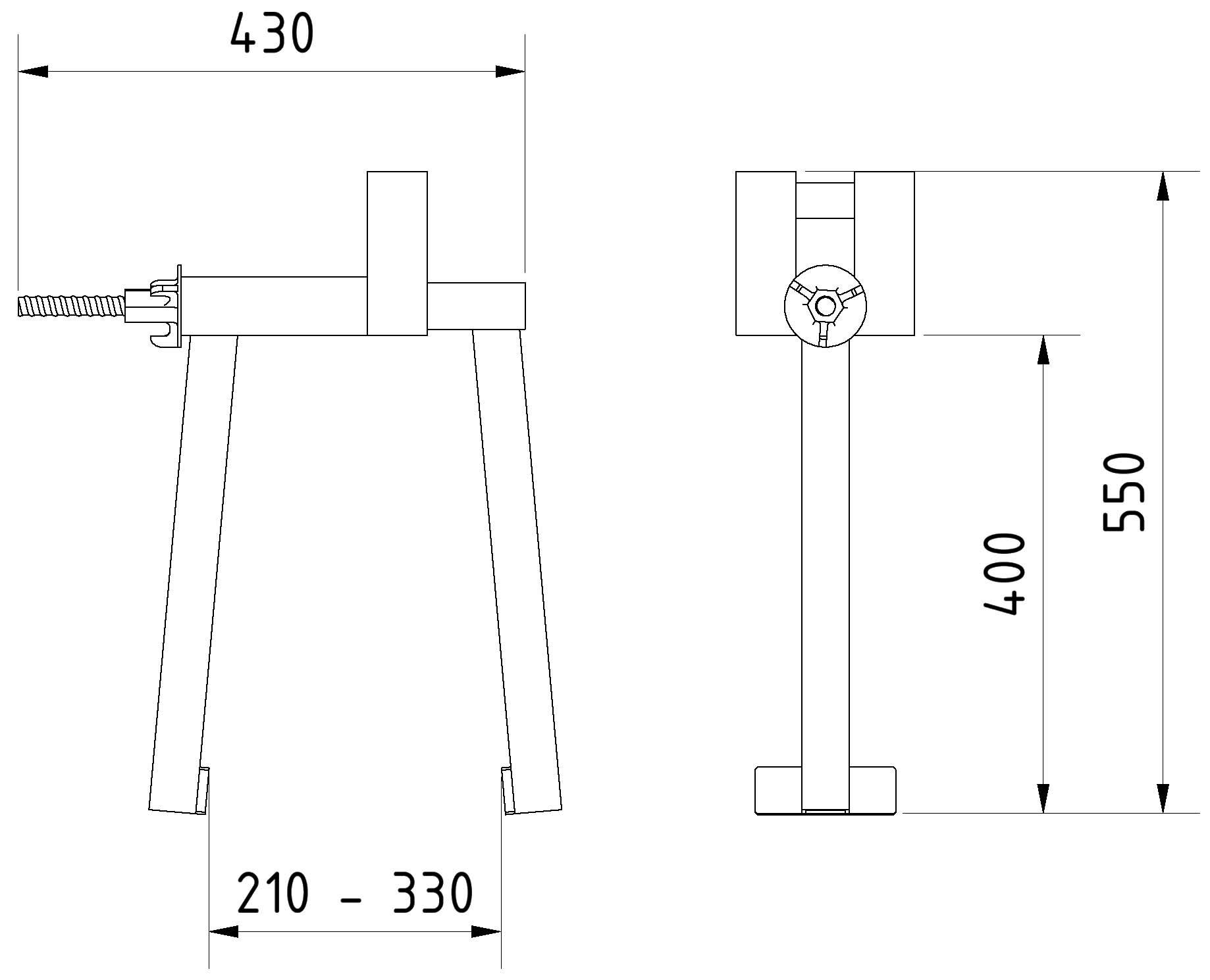 Schake 35340 Befestigungszwinge für Betonleitwand