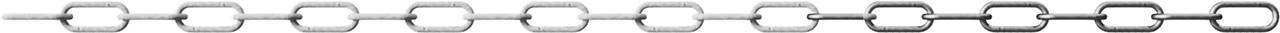 Schake 430_25B-VE10 Absperrkette aus Stahl 10 m ungeschweißt, Drahtstärke 7 mm verzinkt und nach RAL-Ton beschichtet