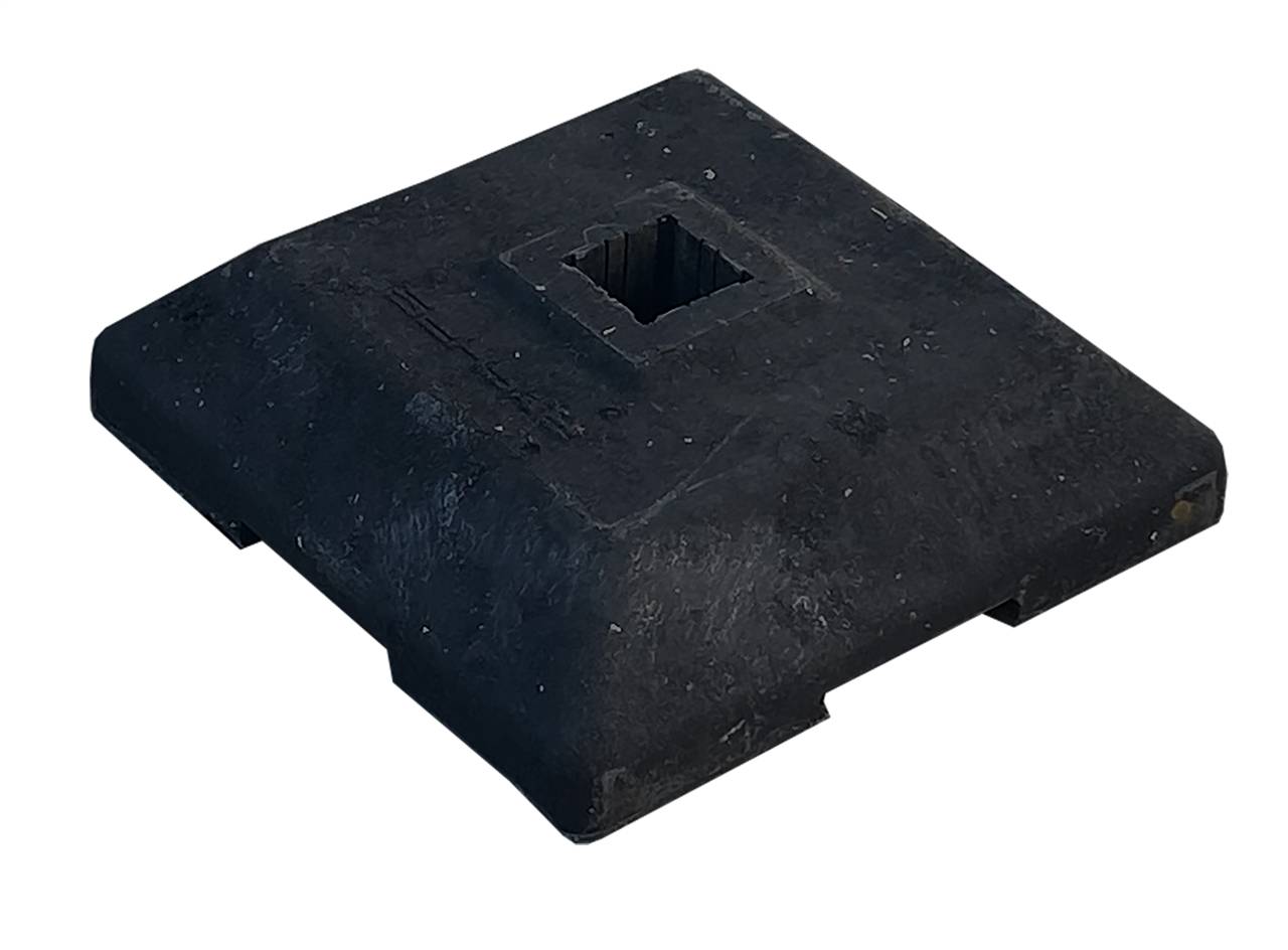 Schake 38040 Fußplatte für 1 Bake 12 kg mit Einstecktasche 40 x 40 mm