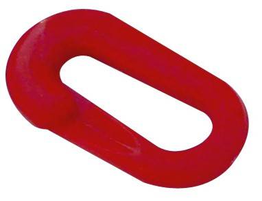 Schake 430_07G Absperrkettenglieder aus Kunststoff Verbindungsglied 6 mm stark gelb