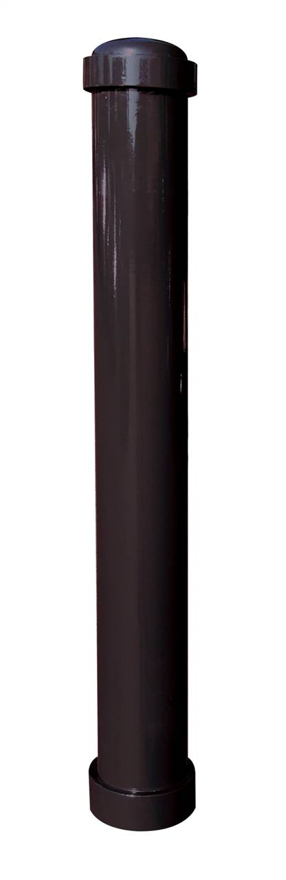 Schake 497FB+2 Stilpoller Stahlrohr Ø 108 mm Höhe Überflur 950 mm<br><br>Gesamtlänge ca. 1300 mm herausnehmbar, mit Dreikantverschluss<br><br>nach