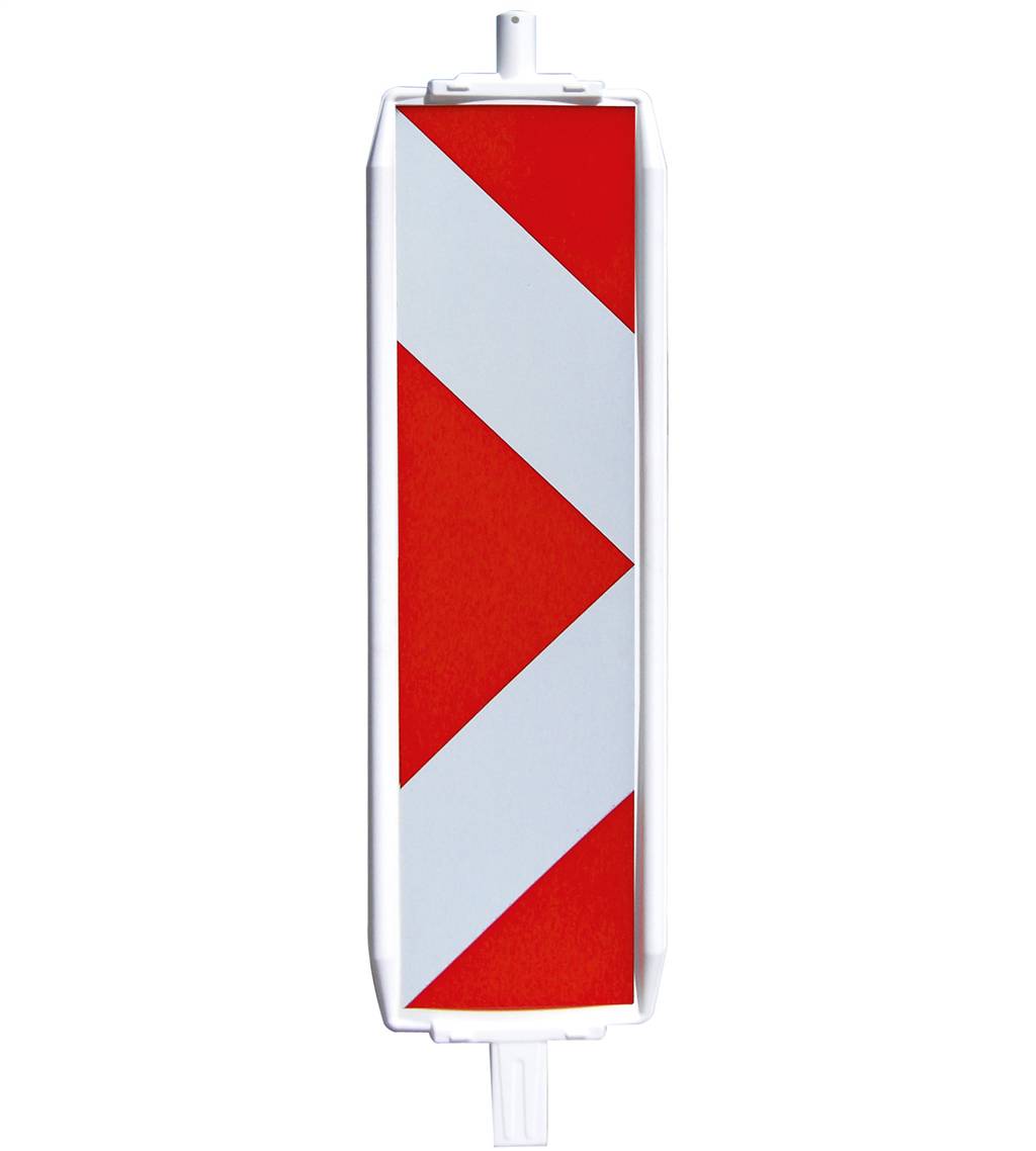 Schake 36055P/2R Kunststoffbake Typ 60 Folie Typ RA2/B, pfeilförmig einseitig rechtsweisend rot / weiß