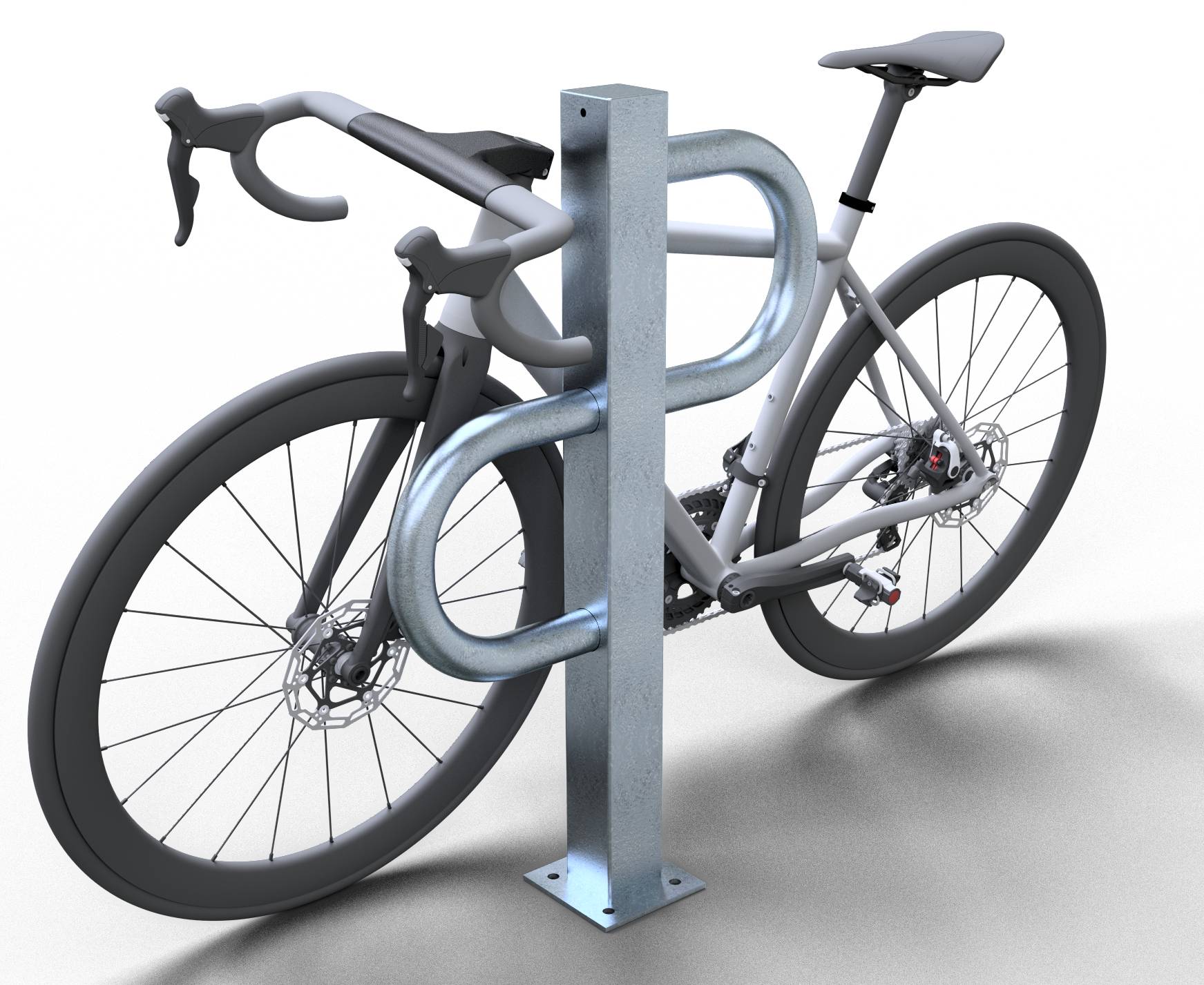 Schake 40880 Fahrradständer Einzelparker feuerverzinkt