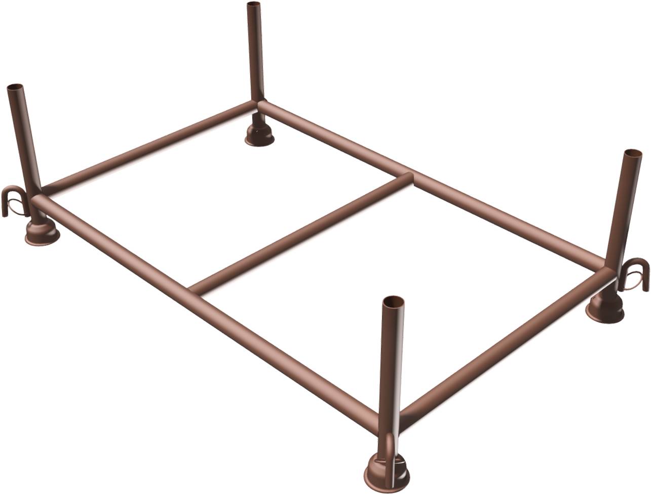 Schake 50150-H35 Stapelpalette 1,43m x 0,87m lackiert Füllmaße: 1,43 m x 0,87 m x 0,35 m