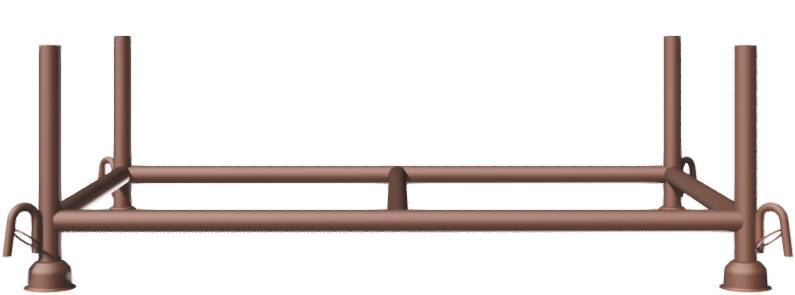 Schake 50150-H35 Stapelpalette 1,43m x 0,87m lackiert Füllmaße: 1,43 m x 0,87 m x 0,35 m