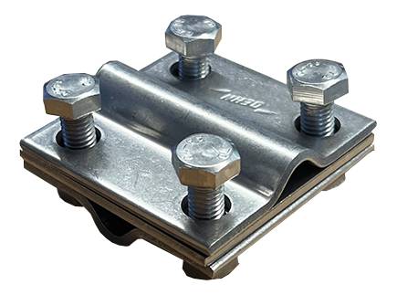 Schake 11189-2VZ Kreuzverbinder für Erdungsband Kreuzverbinder, verzinkt