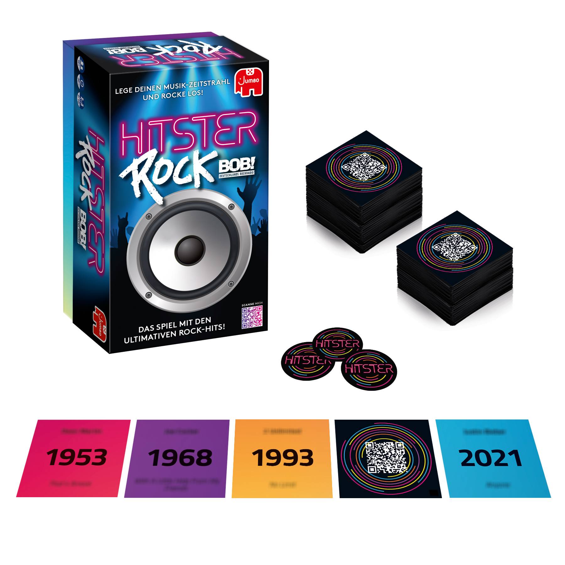 Hitster Rock, Partyspiel, Deutsche Version