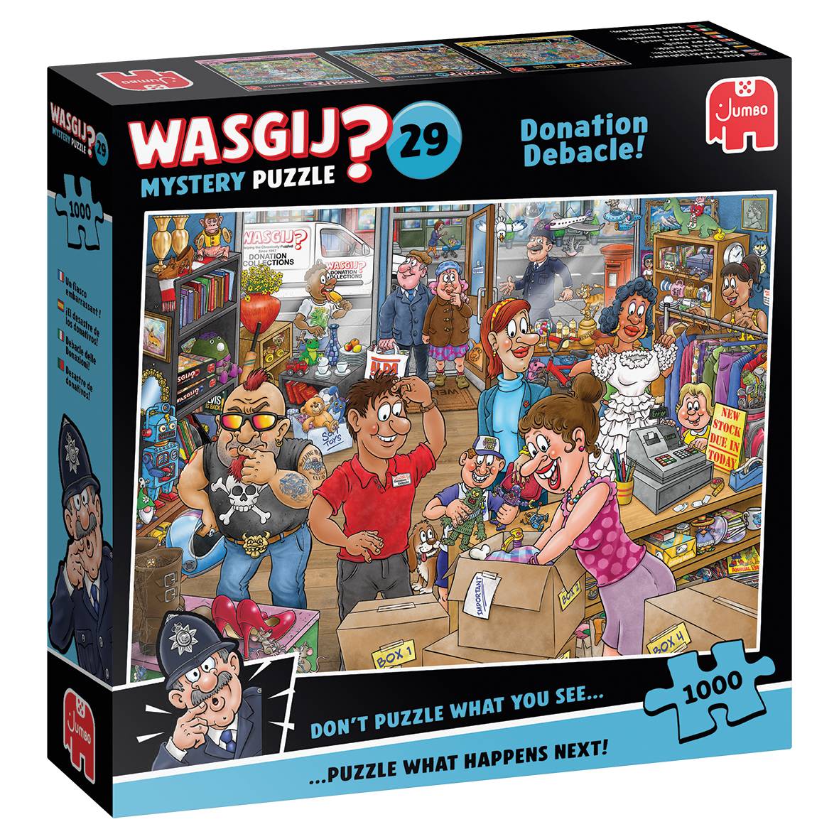 Wasgij Mystery 29 - Spenden Debakle 1000 Teile Puzzle