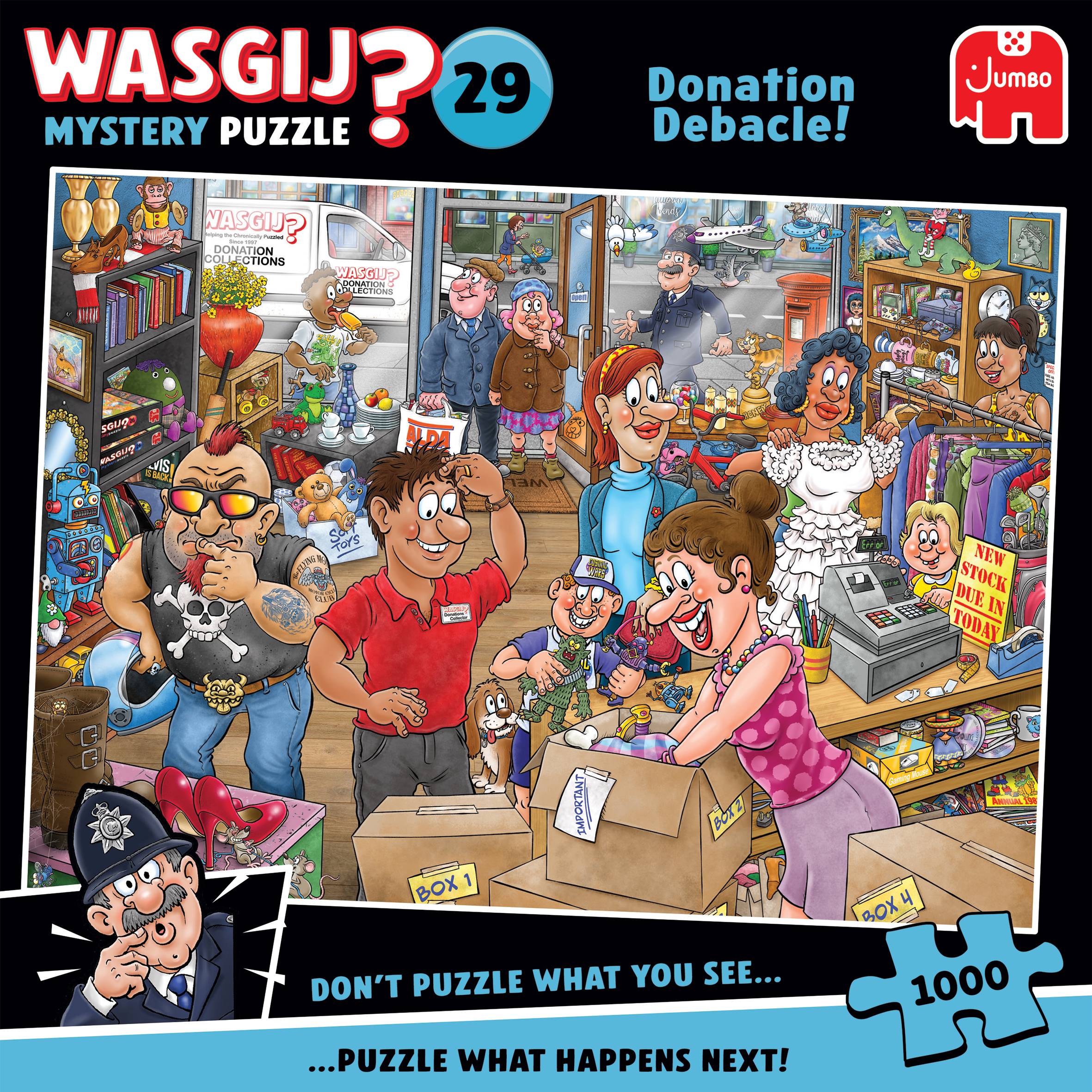 Wasgij Mystery 29 - Spenden Debakle 1000 Teile Puzzle