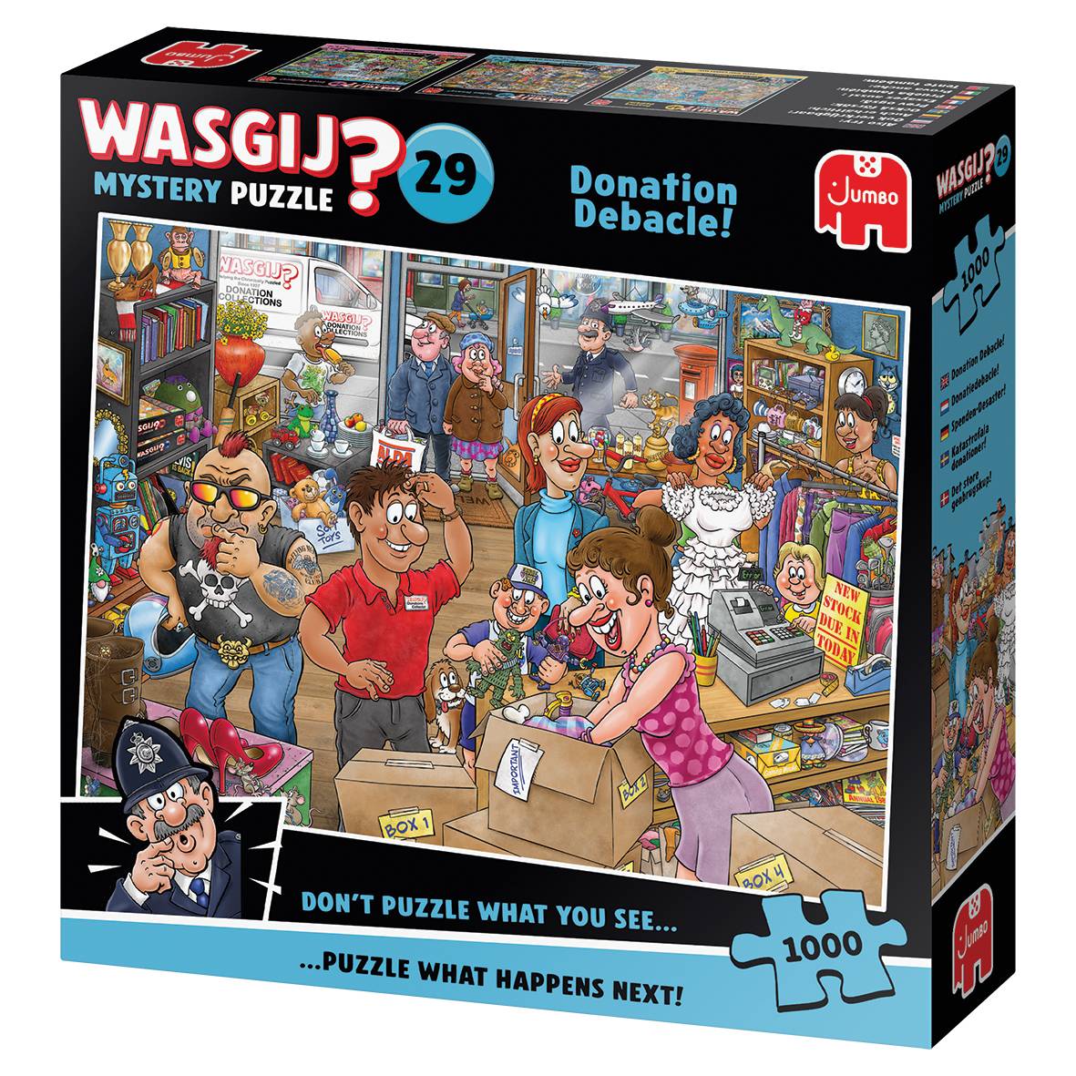 Wasgij Mystery 29 - Spenden Debakle 1000 Teile Puzzle