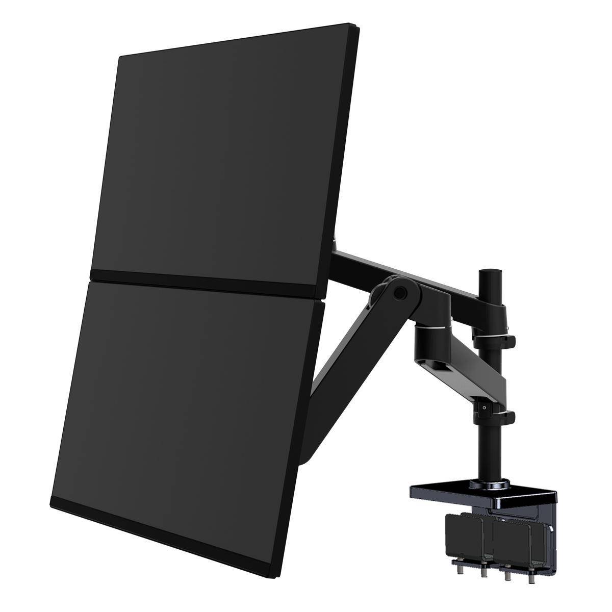 Ergotron LX Pro Monitor Tischhalterung für zwei Monitore mit hoher Säule für USM...