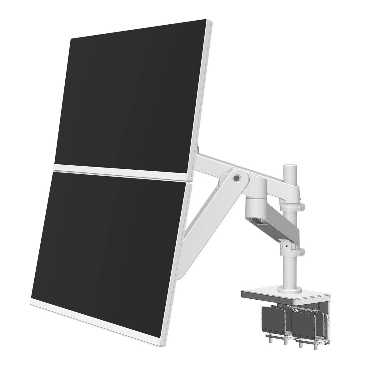Ergotron LX Pro Monitor Tischhalterung für zwei Monitore mit hoher Säule für USM...
