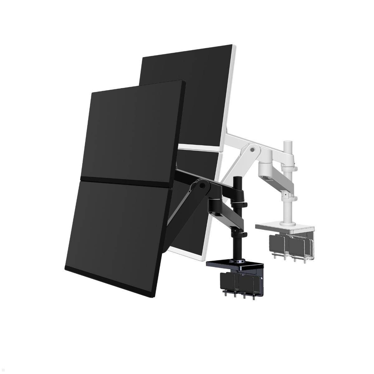 Ergotron LX Pro Monitor Tischhalterung für zwei Monitore mit hoher Säule für USM...