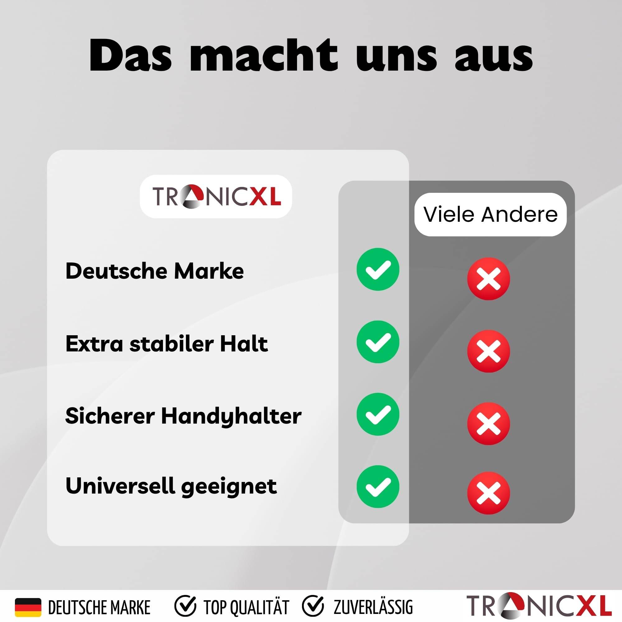 Handy Halterung Tischhalterung Smartphone Klemmstativ Tisch Klemme mit Kugelkopf für iPhone Handys Smartphones