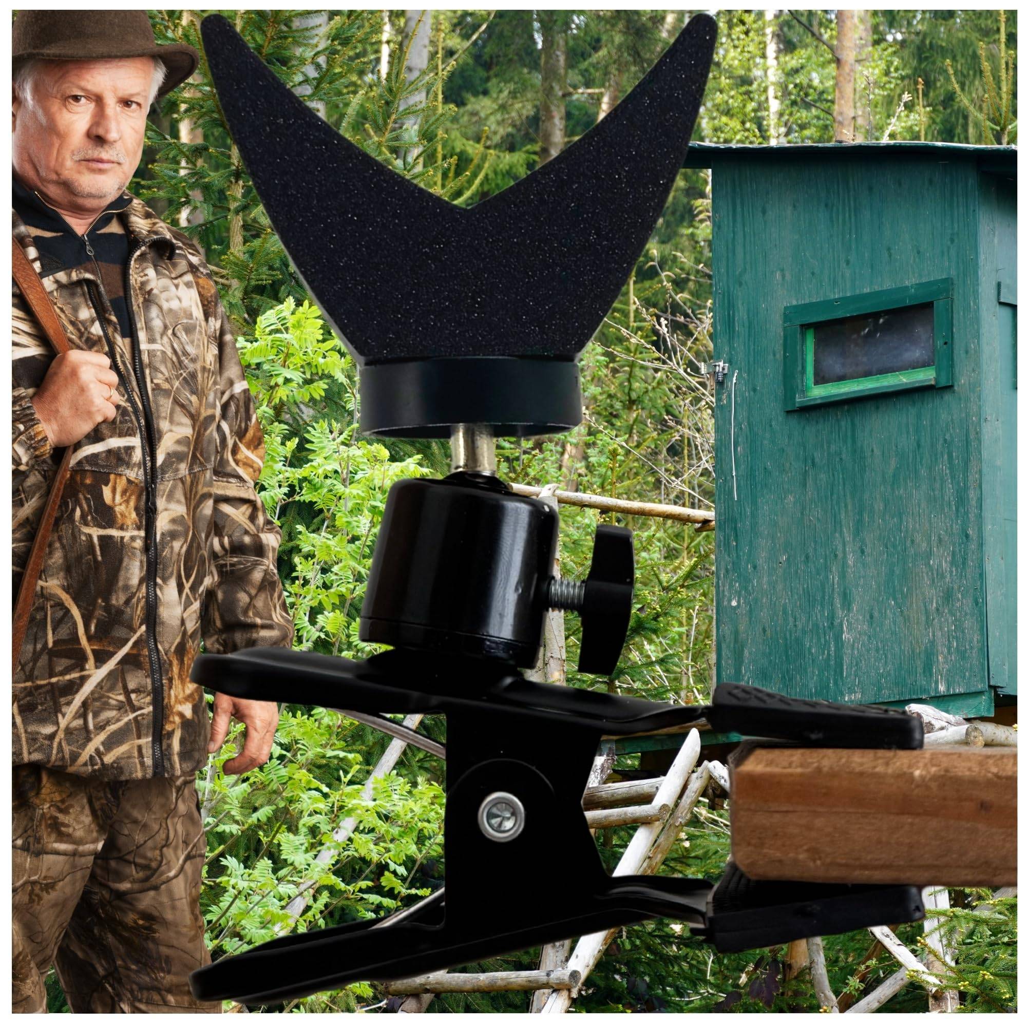 Gewehrauflage Hochsitz Jagd Waffenauflage Schießstand Schießauflage Klemmstativ Klemme Stativ Gewehrstativ