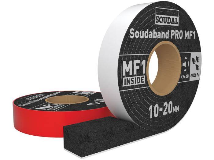 Multifunktionsband 3E Soudaband PRO MF1 63/15-30 schwarz 4m Rolle SOUDAL