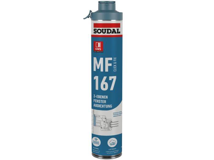 1K-Pistolenschaum MF 167 Click & Fix 750 ml SOUDAL