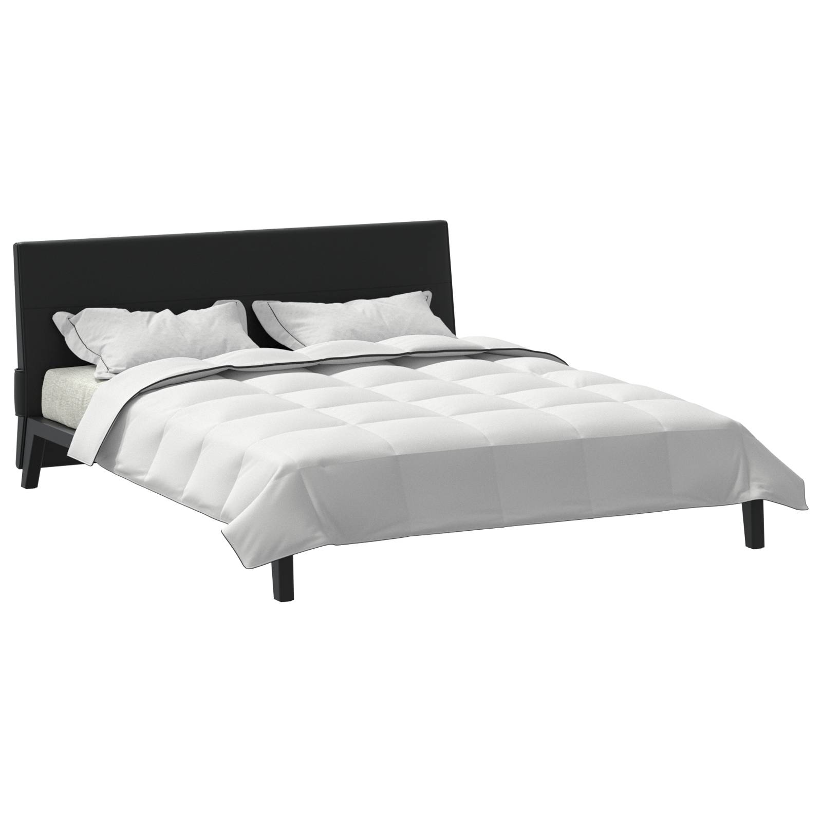 vidaXL Winterbettdecke Weiß 260 x 220 cm 105gsm Pfirsich-Polyester