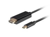 LANBERG USB-C(M)->HDMI(M) Kabel 1,8m 4K 60Hz schwarz Multimedia-Technik USB-Kabel