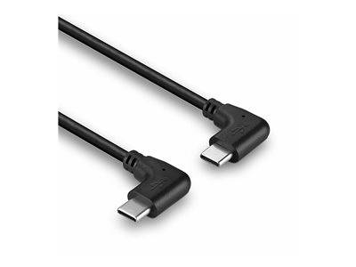 LINDY USB 2.0 Typ C Kabel, 2 x 90° gewinkelt 0,5m Multimedia-Technik USB-Kabel