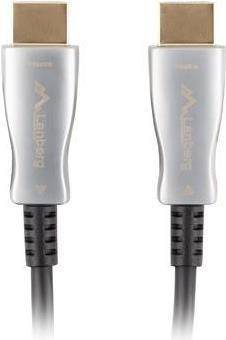 LANBERG HDMI M/M V2.0 Kabel 100m 4K optisch AOC schwarz Multimedia-Technik HDMI-Kabel