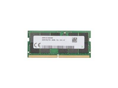 Ein grüner Speicherriegel für Computer mit einem weißen Etikett, das 