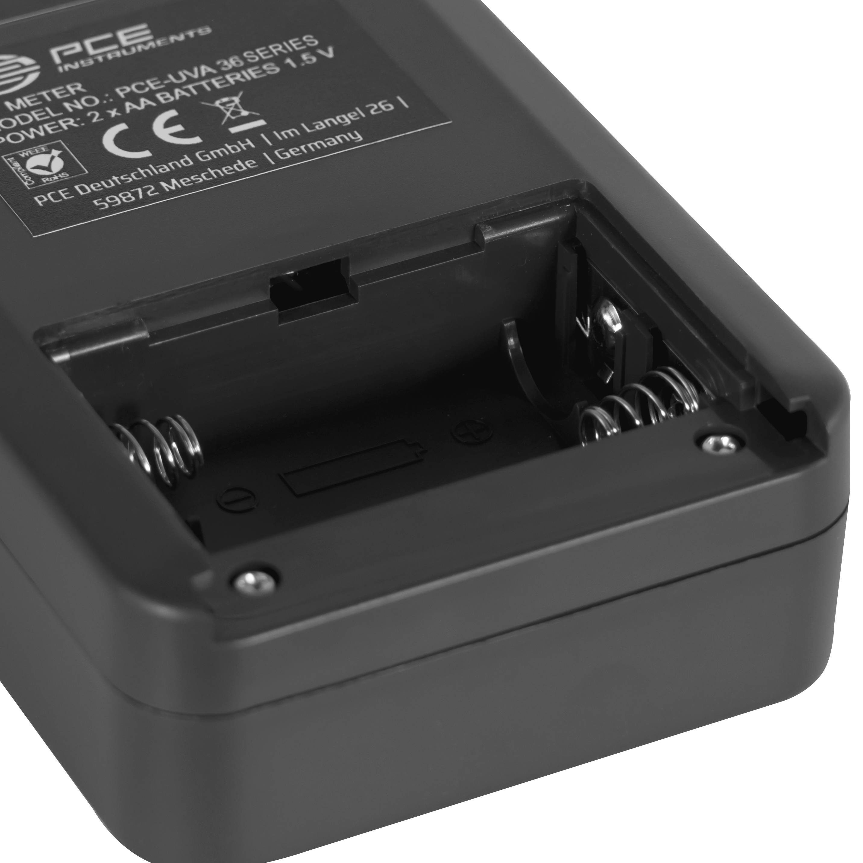 PCE Instruments Strahlungsmesser PCE-UVA 36IS |0...19999 µW/cm² |Wellenlängenbereich 300...390 nm |interner Sensor |IP20