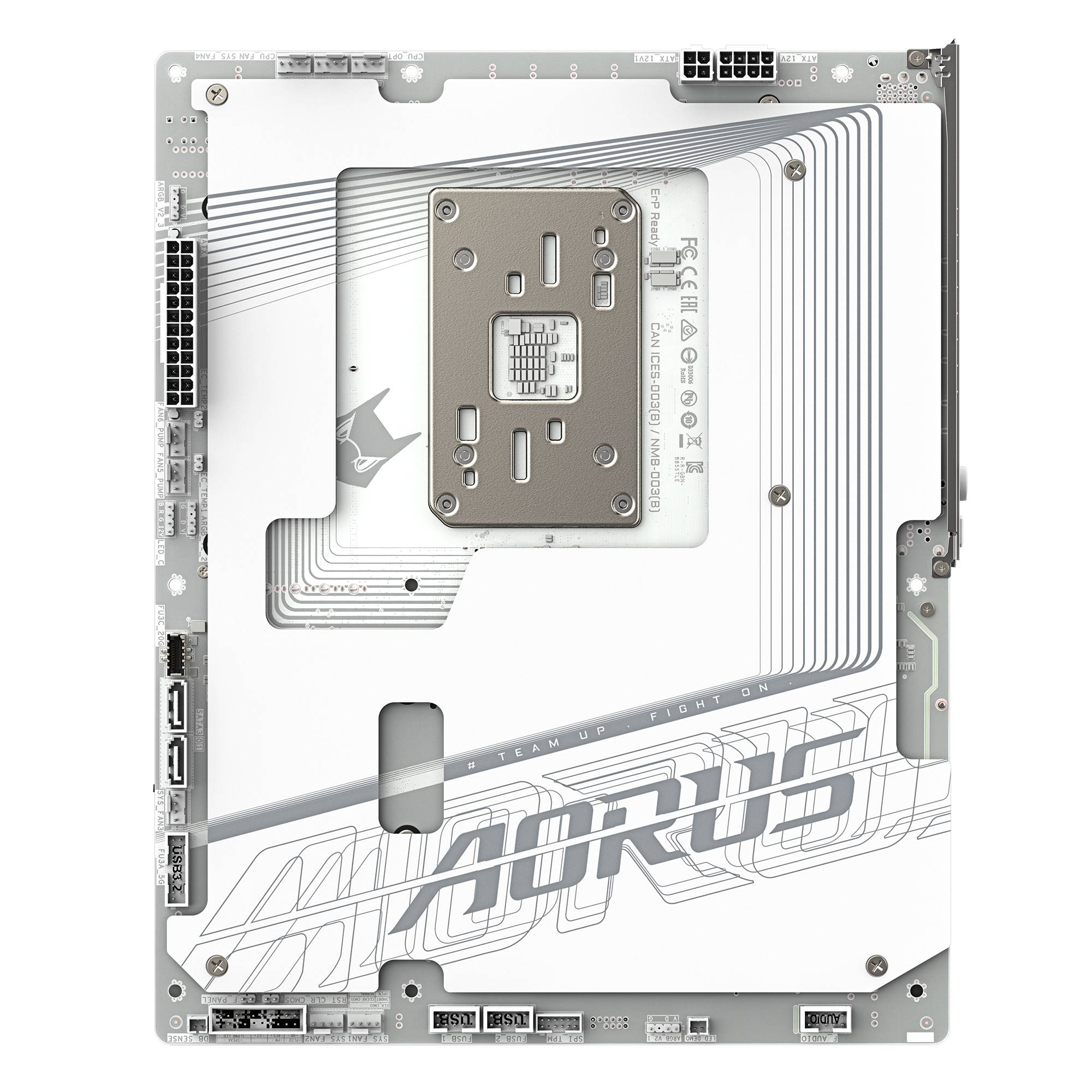 Gigabyte AORUS B850 STEALTH ICE - Motherboard - ATX - LGA1851-Sockel - AMD B850 Chipsatz - USB 3.2 Gen 1, USB-C 3.2 Gen2, USB-C 3.2 Gen 2x2, USB