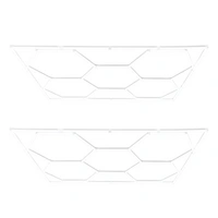 Hexagon LED-Leuchten – 10 Leuchten mit Rahmen | 2 x 5 Set I für Autoaufbereitung, Garage, Werkstatt Hexagon LED-Leuchten – 10 Leuchten mit Rahmen | 2 x 5 Set I für Autoaufbereitung, Garage, Werkstatt
