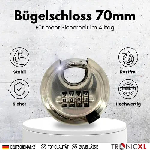 2 Rundbügelschloss Sicherheits Vorhängeschloss Zahlenschloss Edelstahl korpus I Messingschloss Kneifschutz Schloss 2 Rundbügelschloss Sicherheits Vorhängeschloss Zahlenschloss Edelstahl korpus I Messingschloss Kneifschutz Schloss