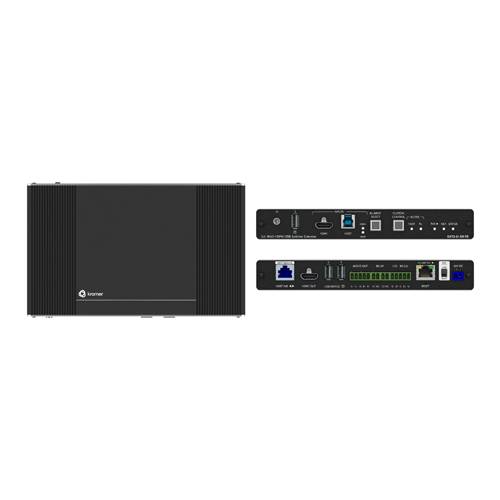 KRAMER EXT3-21-XR-TR - 2x1 4K UHD HDMI/USB-Switcher Extender (HDBaseT 3.0 | 4K@60Hz | 4:4:4 | Steuerungs-Gateway | PoE)