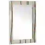 vidaXL Badezimmer Spiegel mit Spiegel Braun, Silber 50 x 2,5 x 70 cm vidaXL Badezimmer Spiegel mit Spiegel Braun, Silber 50 x 2,5 x 70 cm