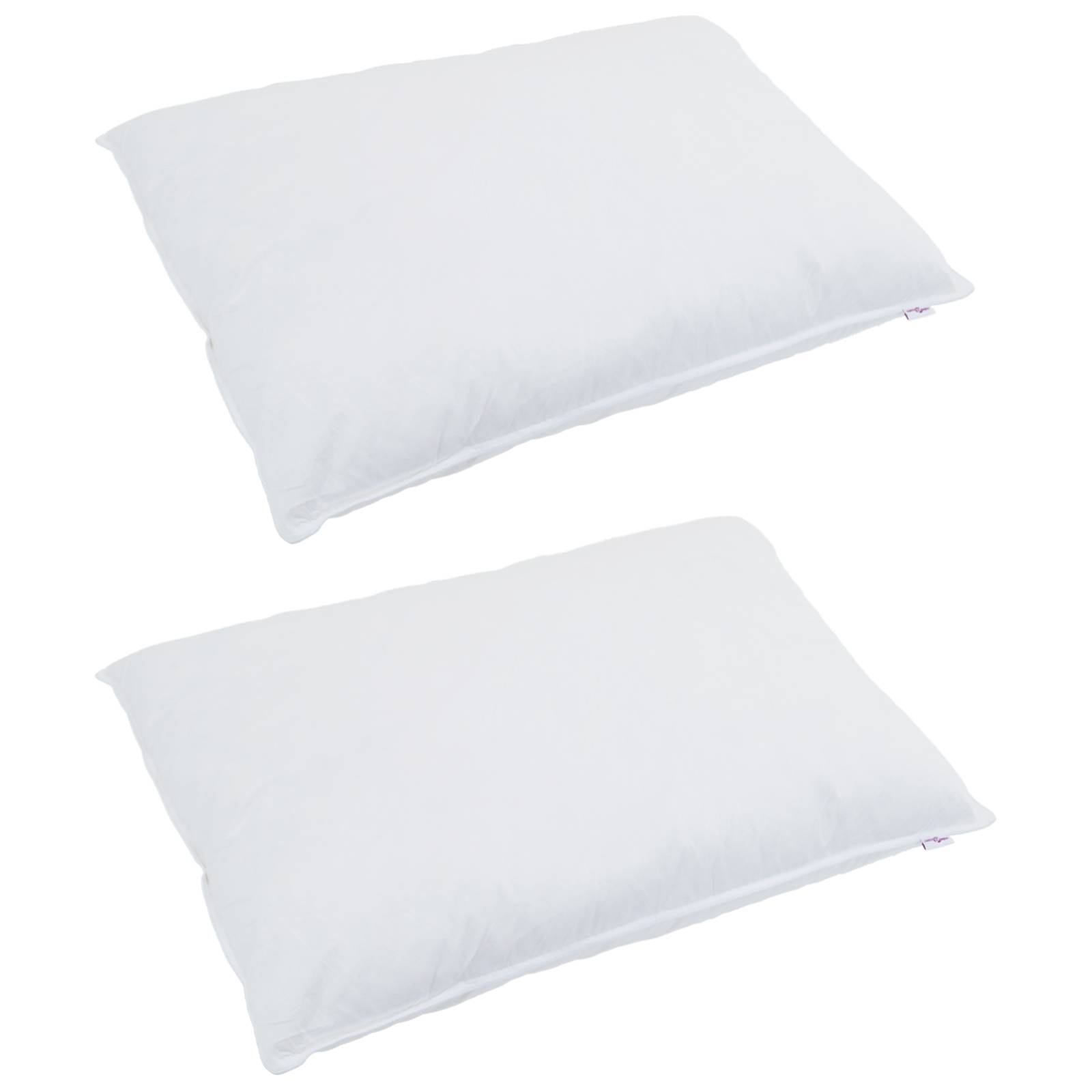 vidaXL Bettdecke mit Kissen 3 pcs Weiß 240 x 220 cm Daunen