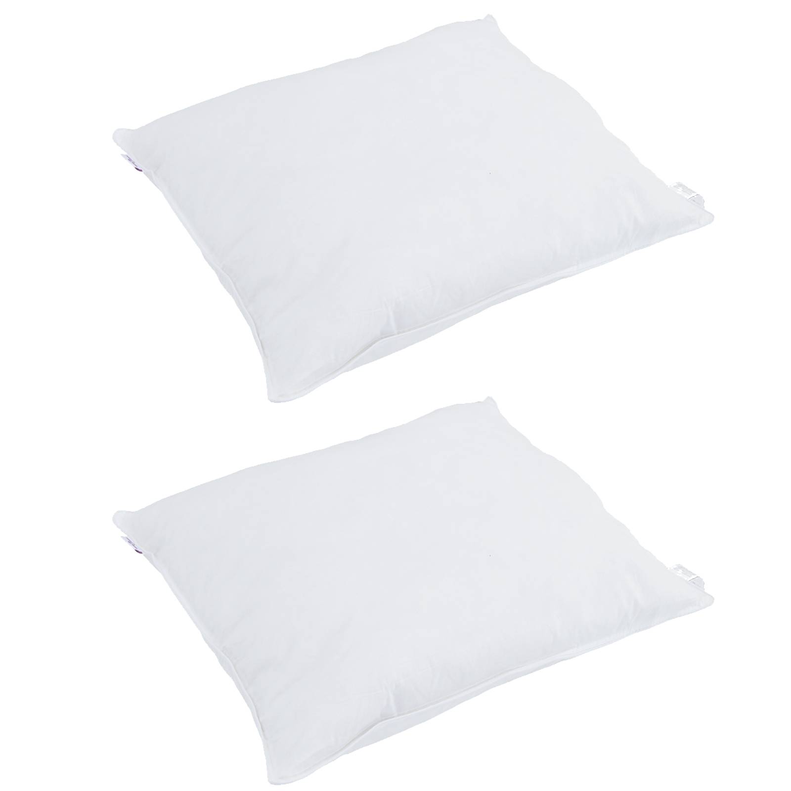 vidaXL Bettdecke Sonstiges mit Kissen 3 pcs Weiß 260 x 220 cm Daunen