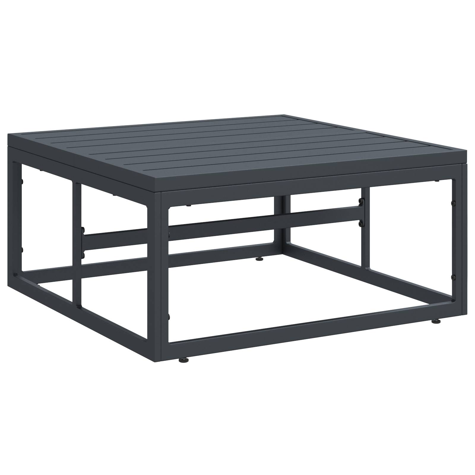 vidaXL Garten-Sofa-Set 7 pcs Anthrazit Stahl