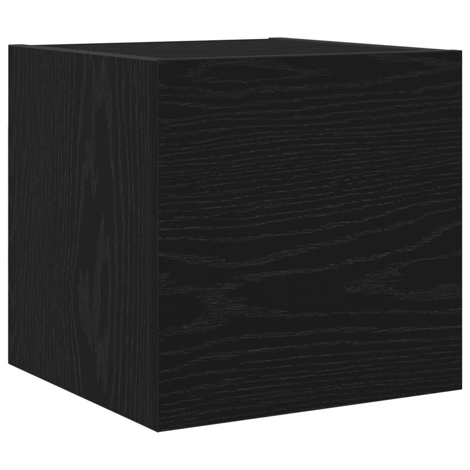 vidaXL TV-Schrank-Set mit Regal Sonstiges 8 pcs Schwarz Eiche 100 x 30 x 30 cm