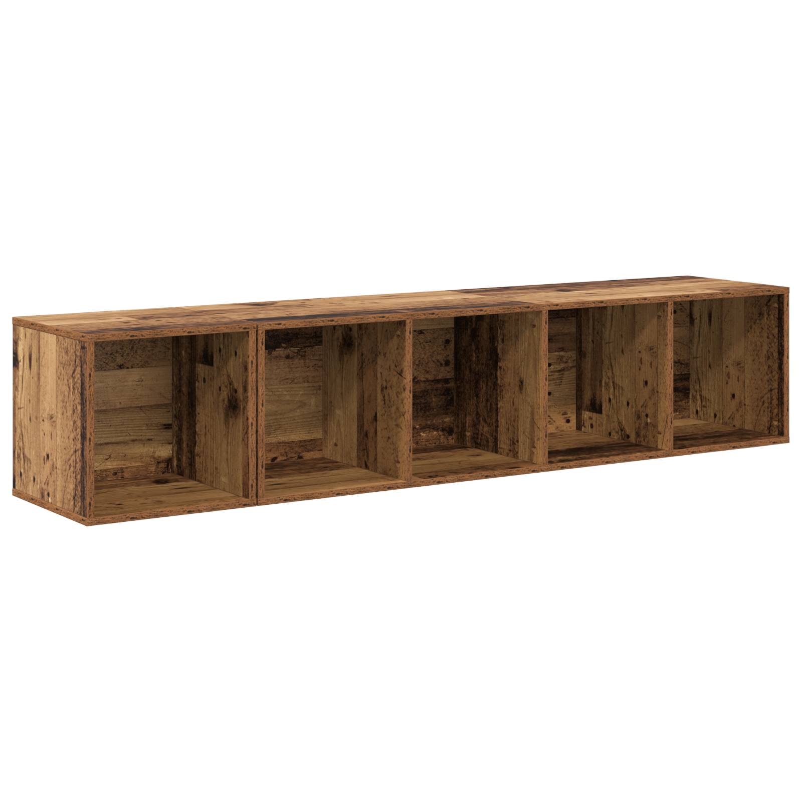 vidaXL TV-Schrank Set 2 pcs Altholz 37 x 37 x 142,5 cm Holzwerkstoff