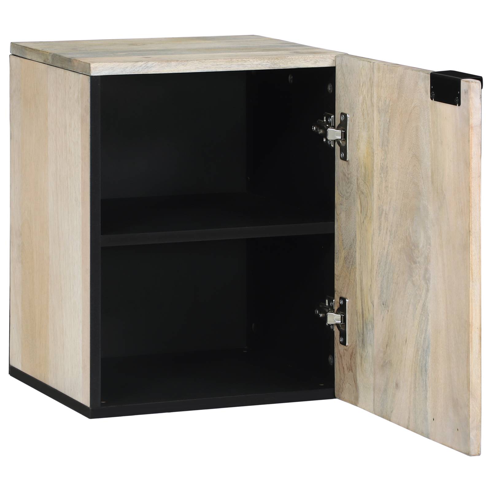 vidaXL Spülenschrank mit Regal mit Speicher mit Tür Braun 38 x 33,5 x 48 cm