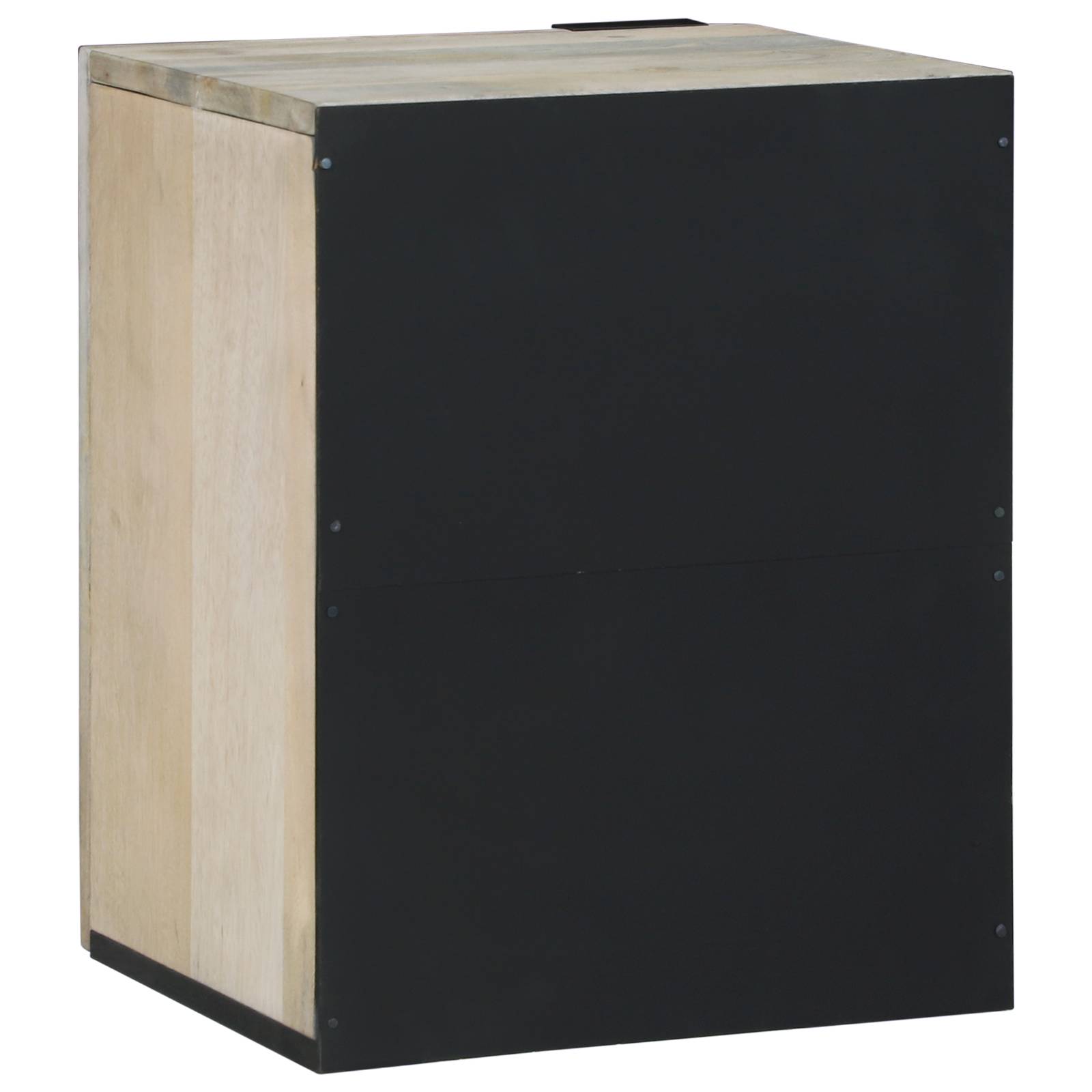 vidaXL Spülenschrank mit Regal mit Speicher mit Tür Braun 38 x 33,5 x 48 cm