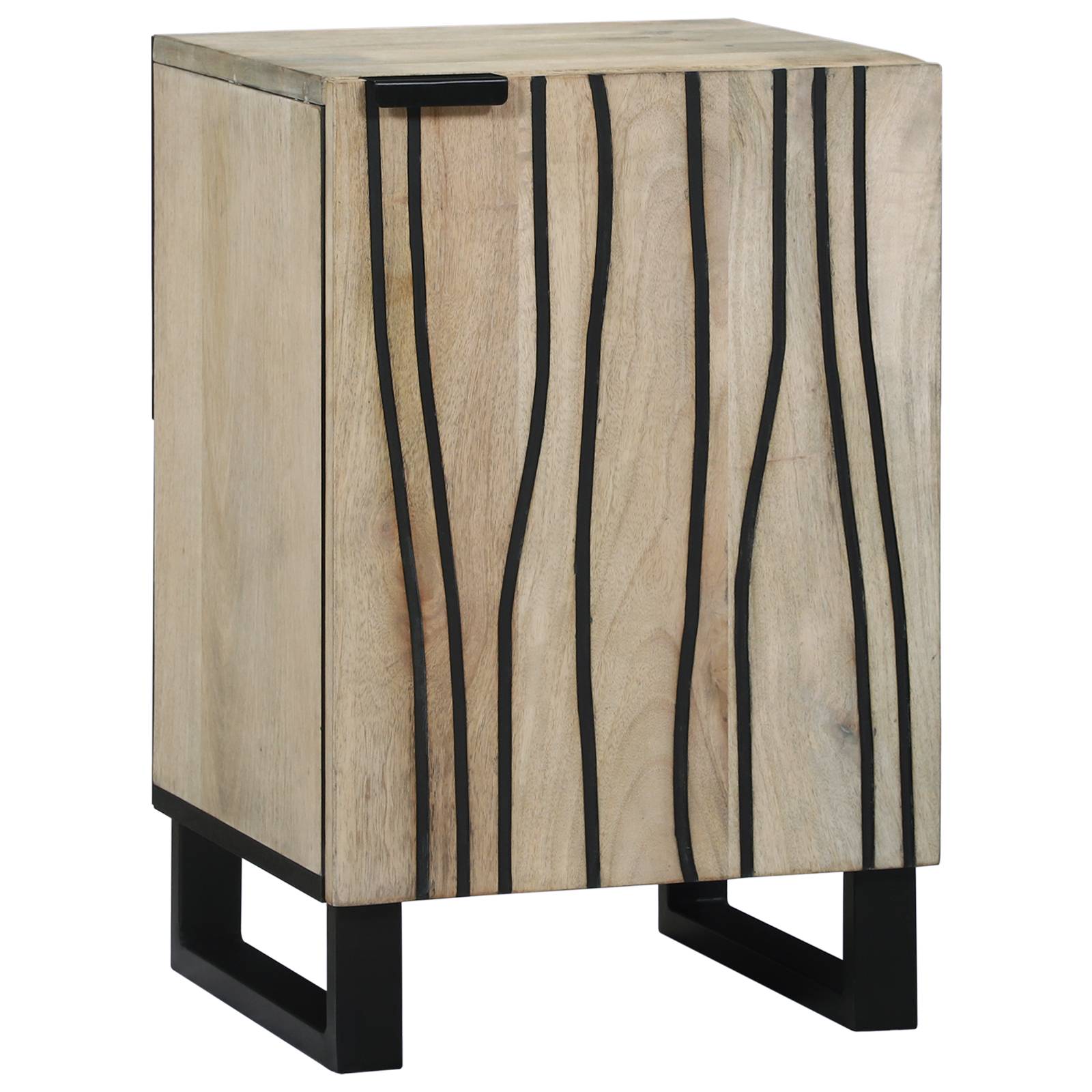 vidaXL Badezimmer Schrank mit Regal mit Speicher mit Tür mno 38 x 33.5 x 58 cm