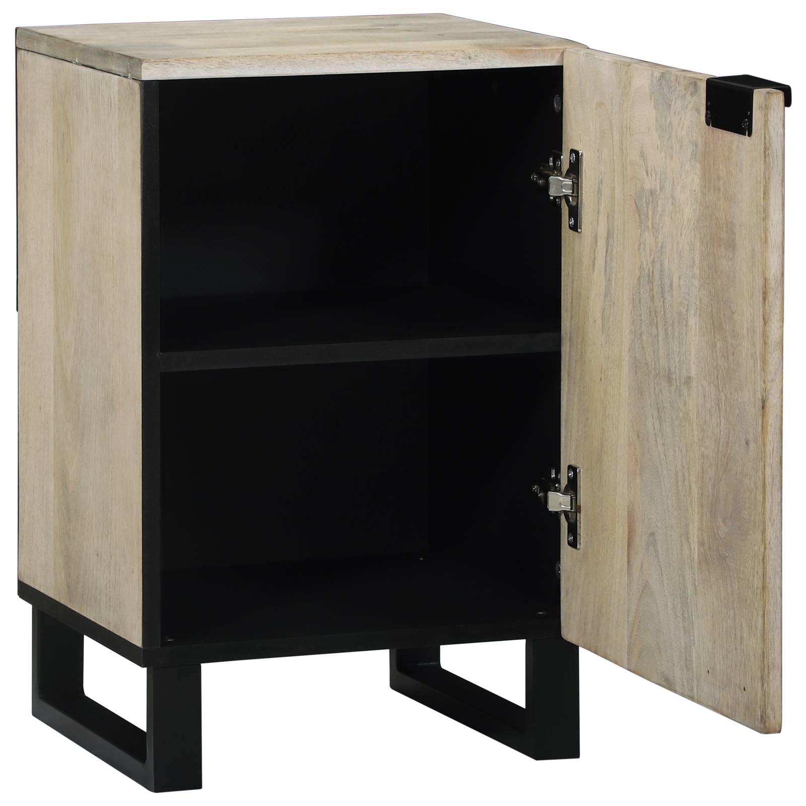 vidaXL Badezimmer Schrank mit Regal mit Speicher mit Tür mno 38 x 33.5 x 58 cm
