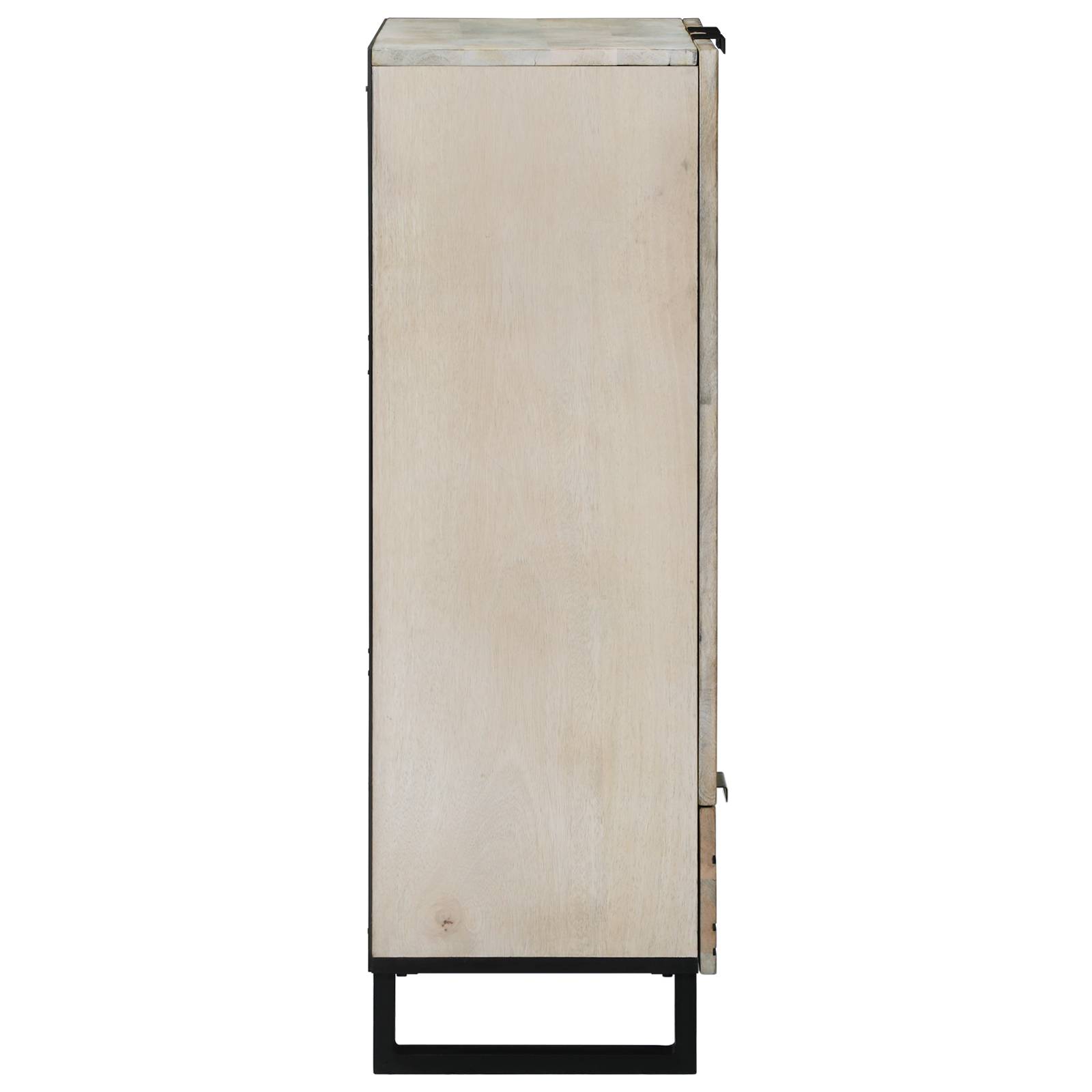 vidaXL Medienlagerungsschränke & Regale Weiß und Schwarz