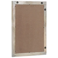 vidaXL Badezimmer Spiegel mit Spiegel Braun, Silber 50 x 2,5 x 70 cm vidaXL Badezimmer Spiegel mit Spiegel Braun, Silber 50 x 2,5 x 70 cm