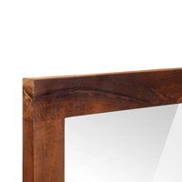 vidaXL Spiegel Braun, Silber 50 x 2,5 x 70 cm Massives Mangoholz, Glas vidaXL Spiegel Braun, Silber 50 x 2,5 x 70 cm Massives Mangoholz, Glas