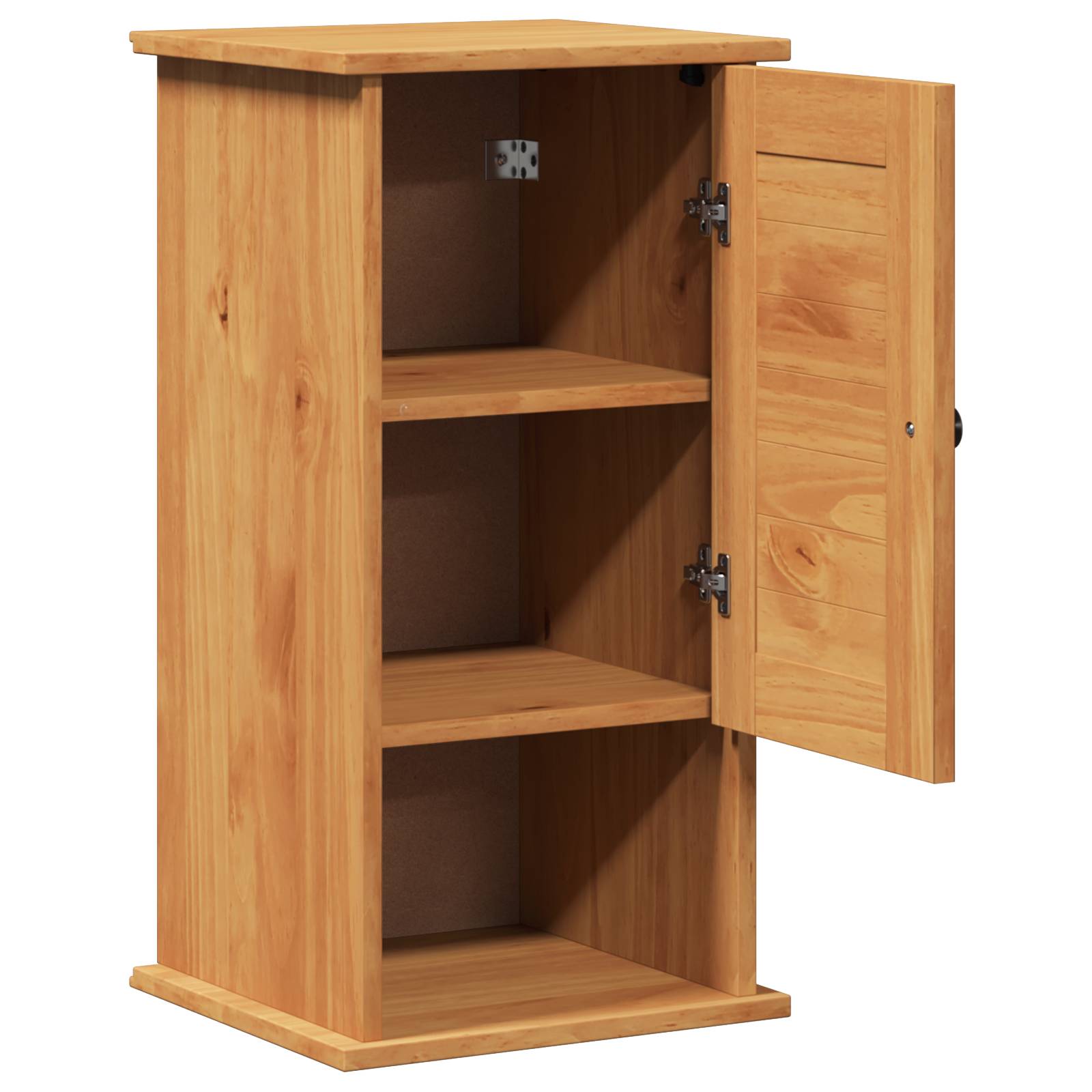 vidaXL Wandmontierter Badezimmerschrank Honigbraun 37 x 34 x 71,5 cm