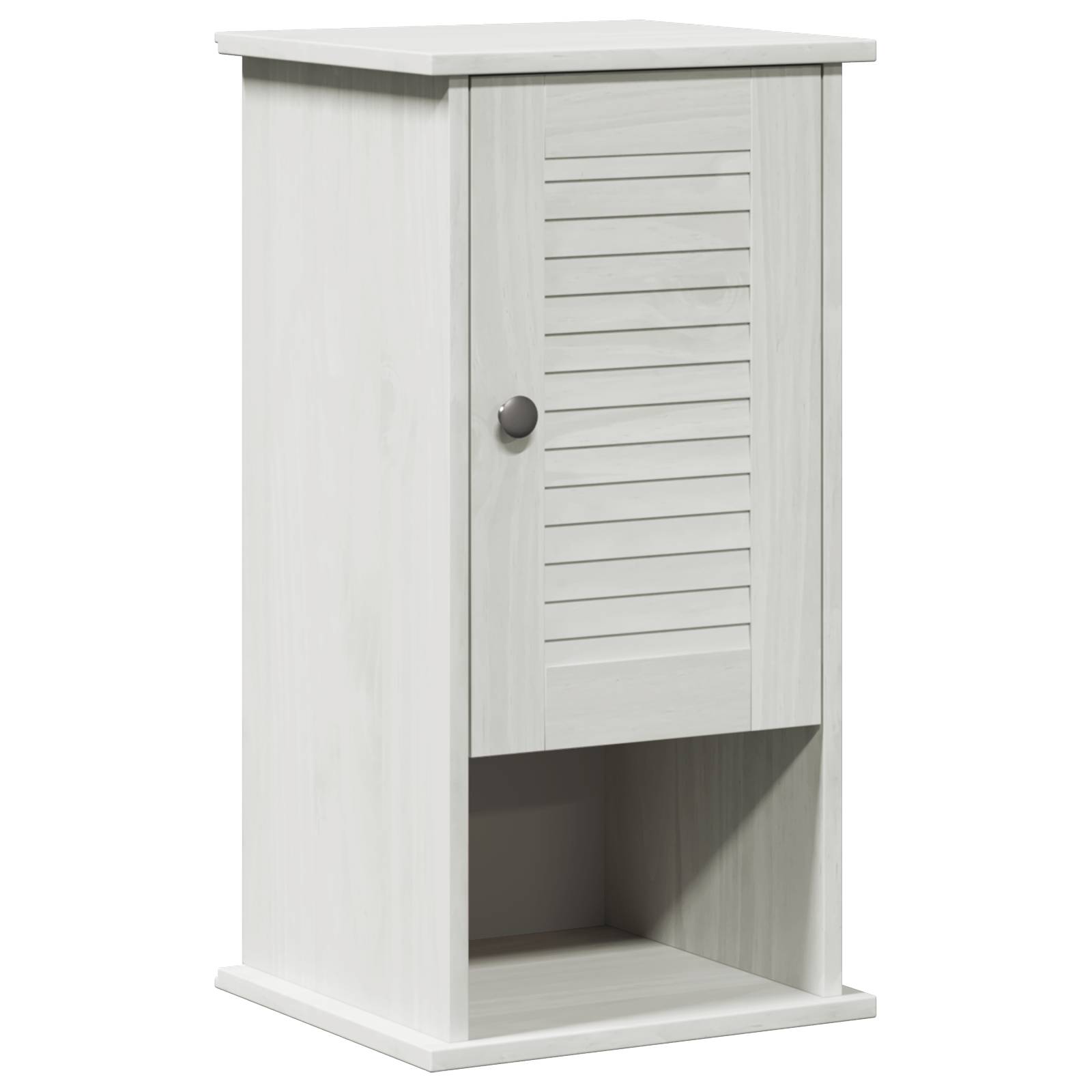 vidaXL Wandmontierter Badezimmerschrank Weiß 37 x 34 x 71,5 cm