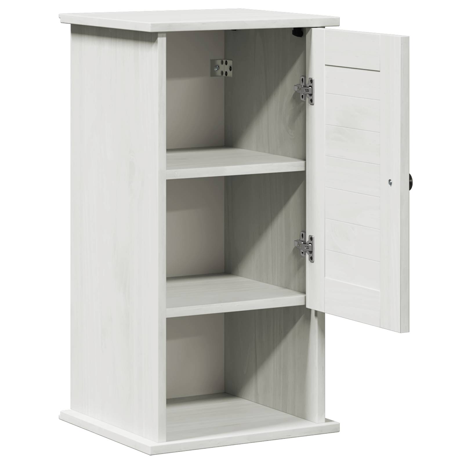 vidaXL Wandmontierter Badezimmerschrank Weiß 37 x 34 x 71,5 cm