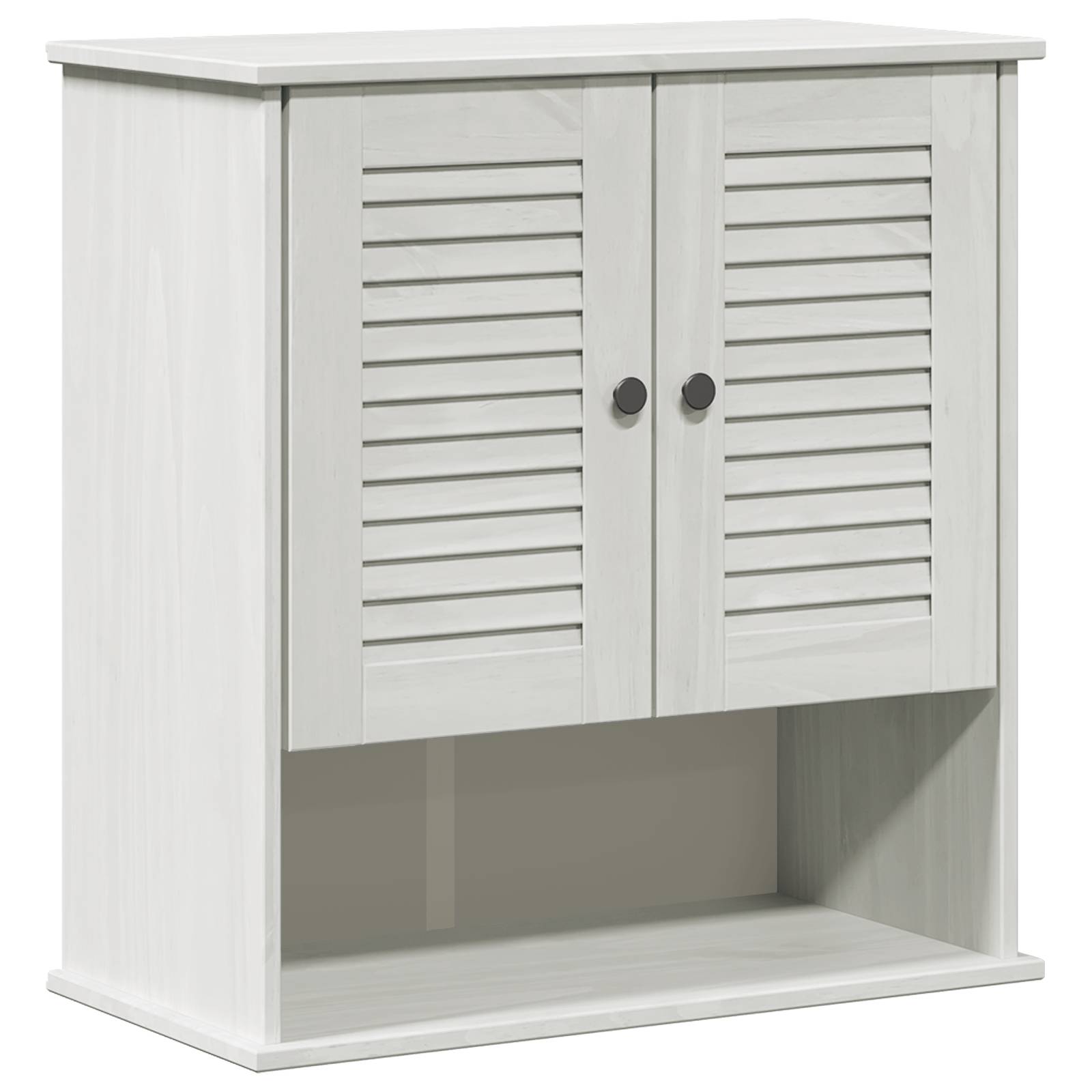vidaXL Wandmontierter Badezimmer-Schrank Weiß 67,5 x 34 x 71,5 cm