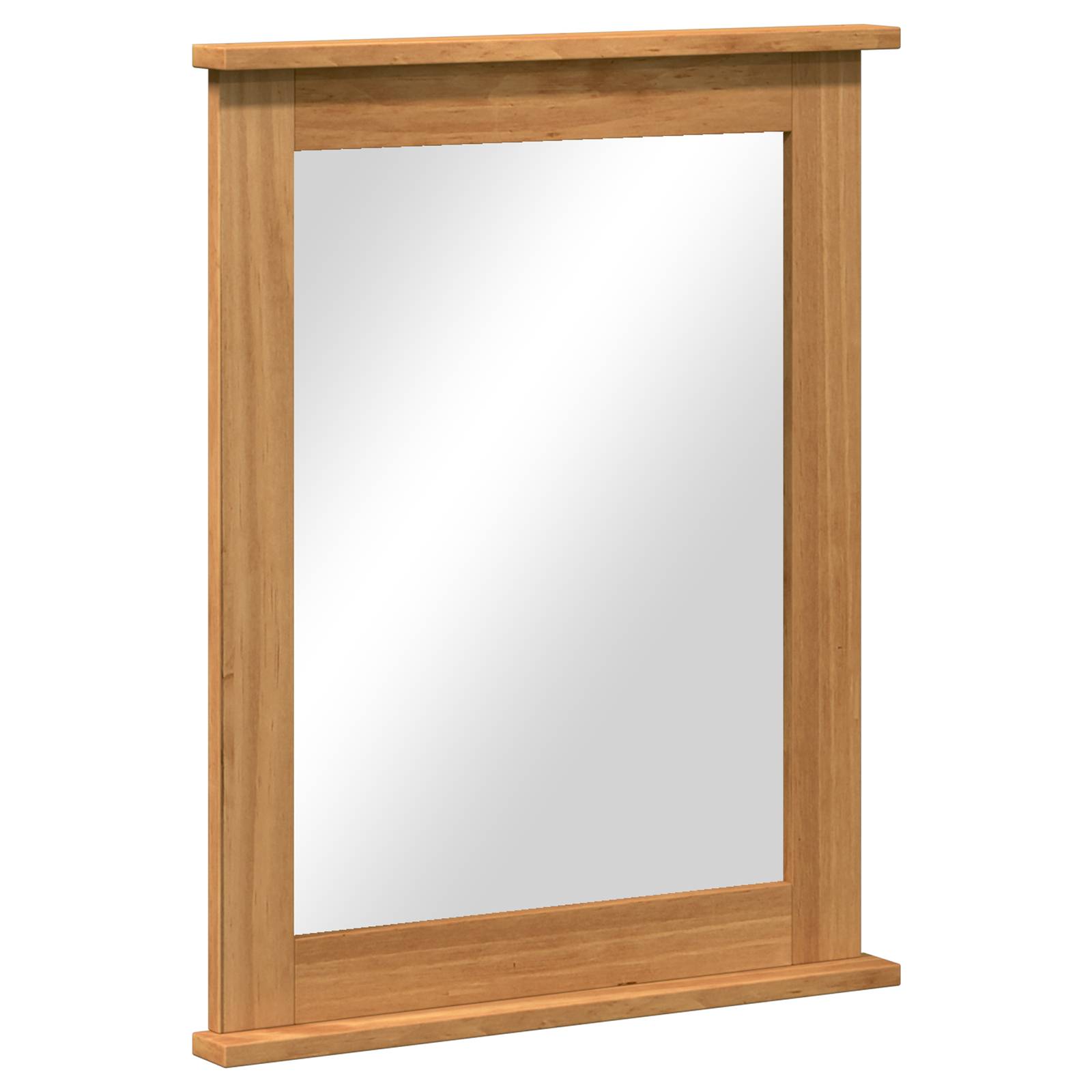 vidaXL Spiegel Honigbraun 55,5 x 5 x 70 cm Massivholz Kiefer